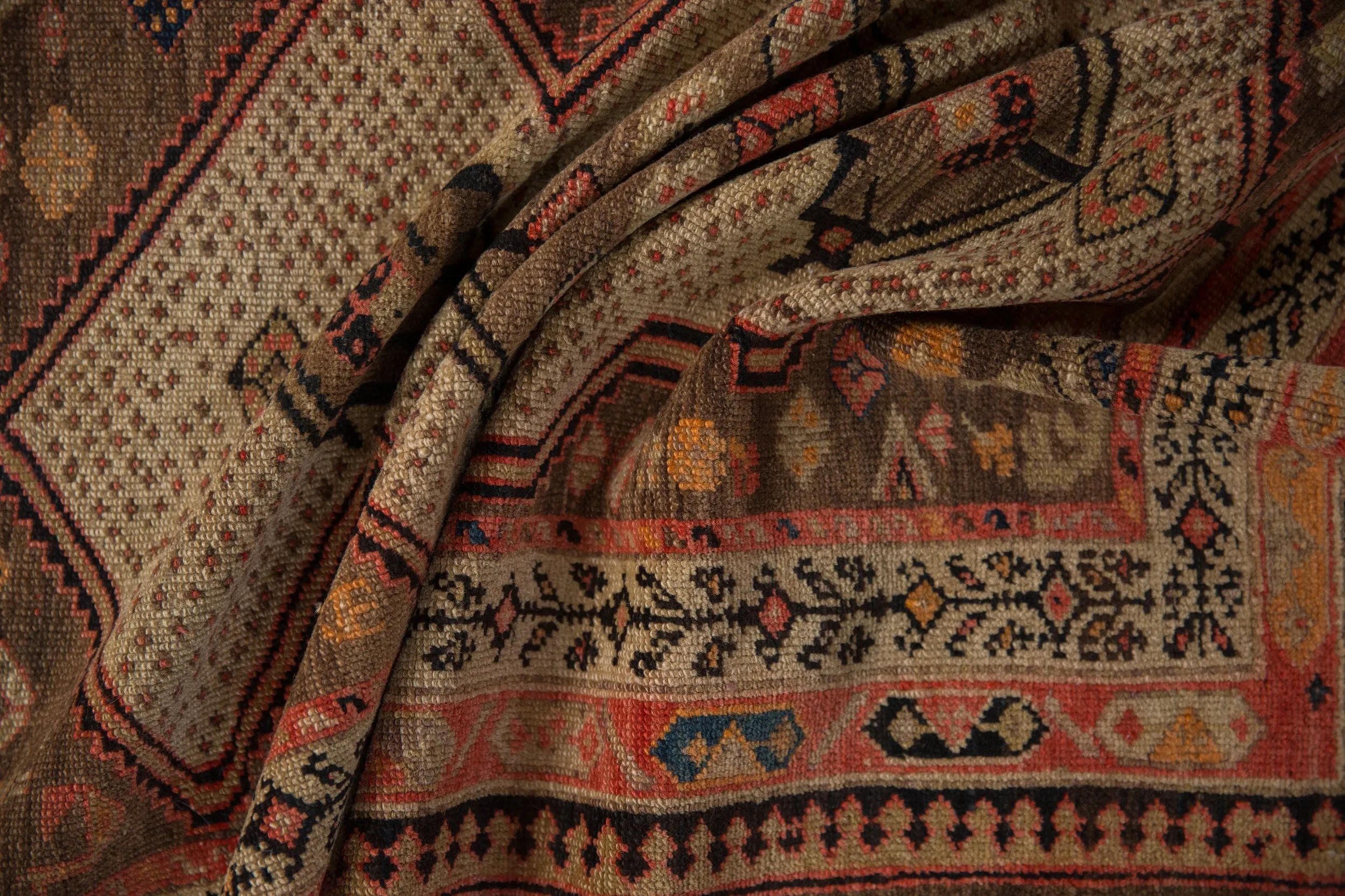 4.5x7 Vintage Fine Malayer Rug