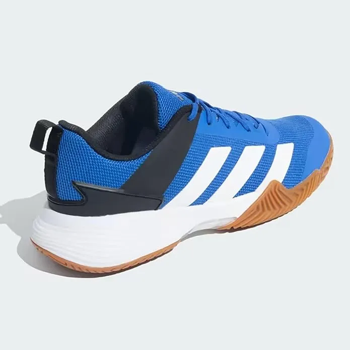 Adidas Ind Top V2 Men's Indoor Badminton Shoes | Lightweight Non-Marking Sole | Cushioned Grip for Court Sports | EVA & Rubber Sole | Ideal for Badminton, Squash, & Indoor Training