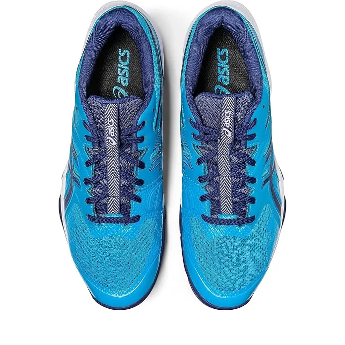 ASICS GEL-BLADE 8 Men’s Badminton Shoes | Island Blue/Indigo Blue | Lightweight Indoor Court Shoes with GEL Cushioning & Trusstic System