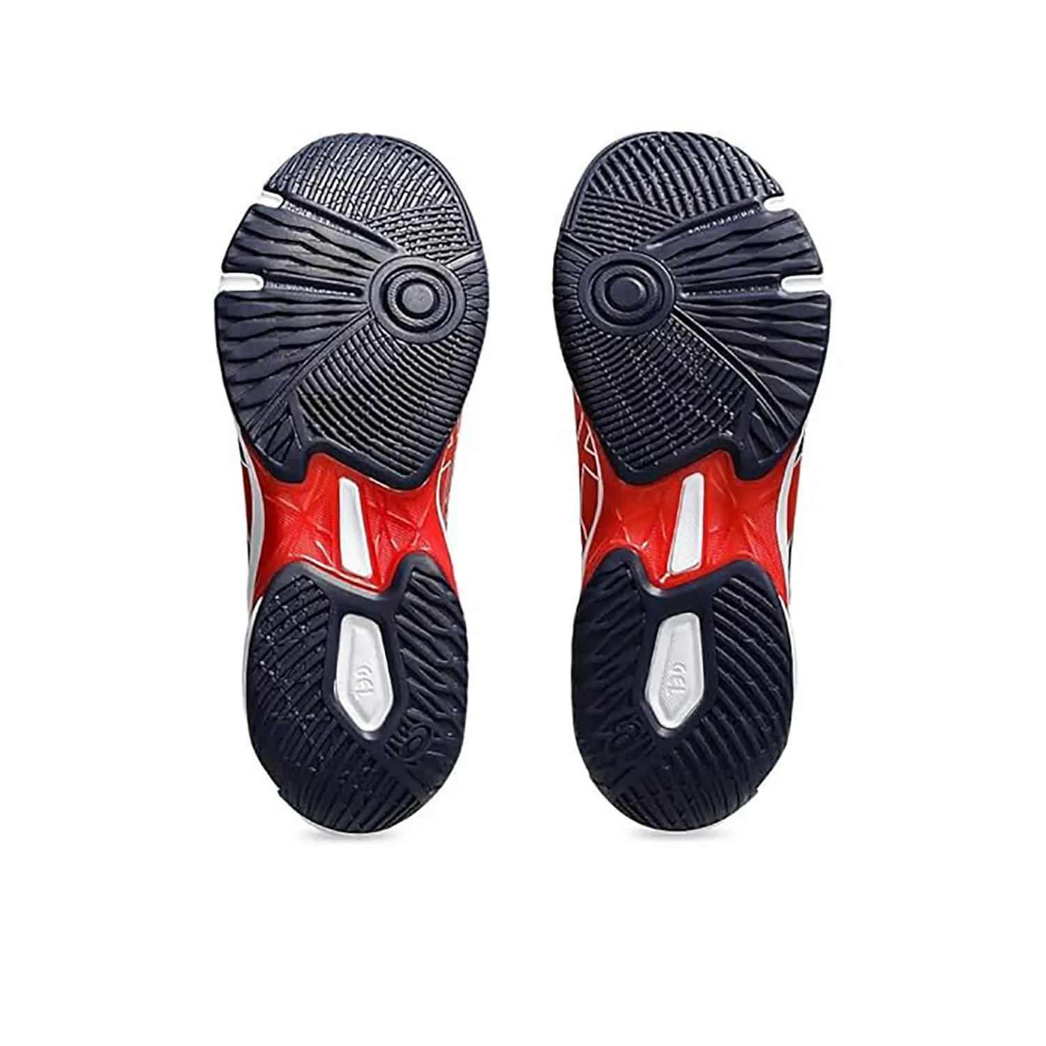 ASICS GEL-ROCKET 11 Men’s Badminton Shoes – Fiery Red/Peacoat | Lightweight Indoor Court Grip & GEL Cushioning
