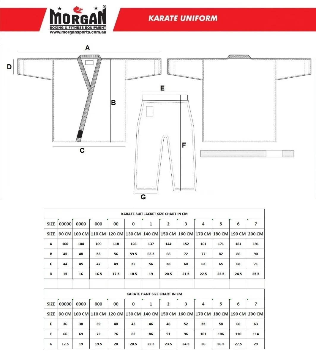 Dragon Karate Lightweight Uniform | Black & White [8oz]