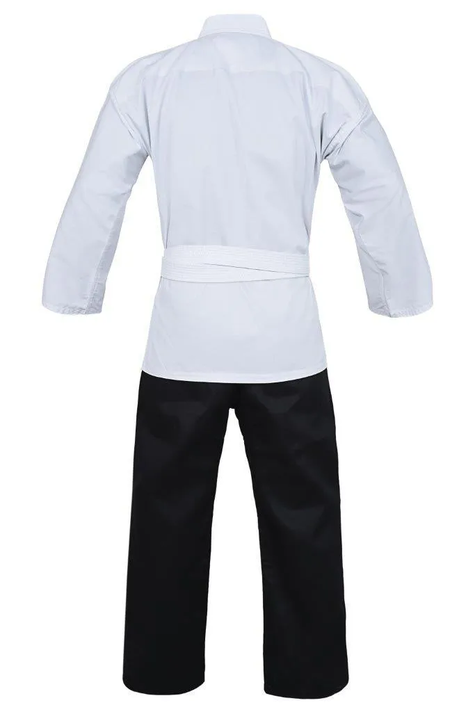 Dragon Karate Lightweight Uniform | Black & White [8oz]