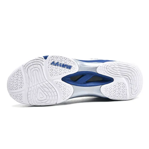 Lefus L023 White/Blue Indoor Court Shoes