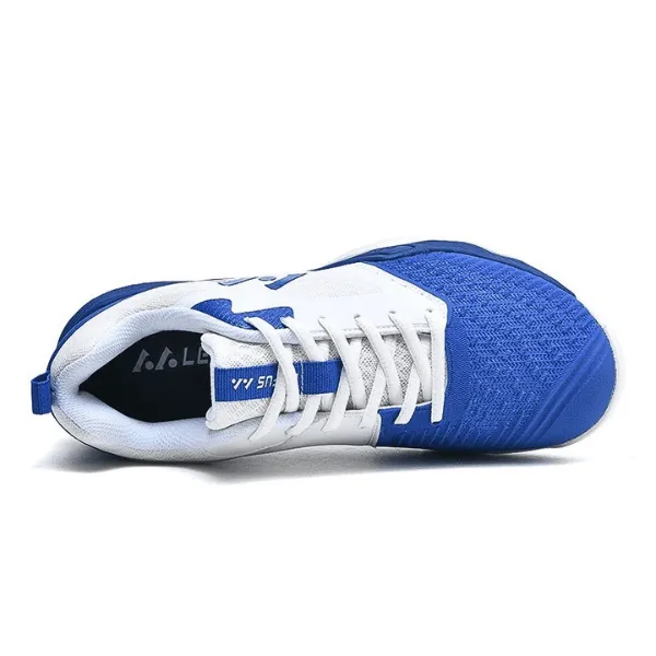 Lefus L023 White/Blue Indoor Court Shoes