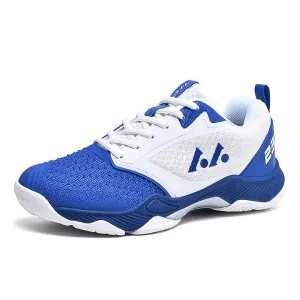 Lefus L023 White/Blue Indoor Court Shoes