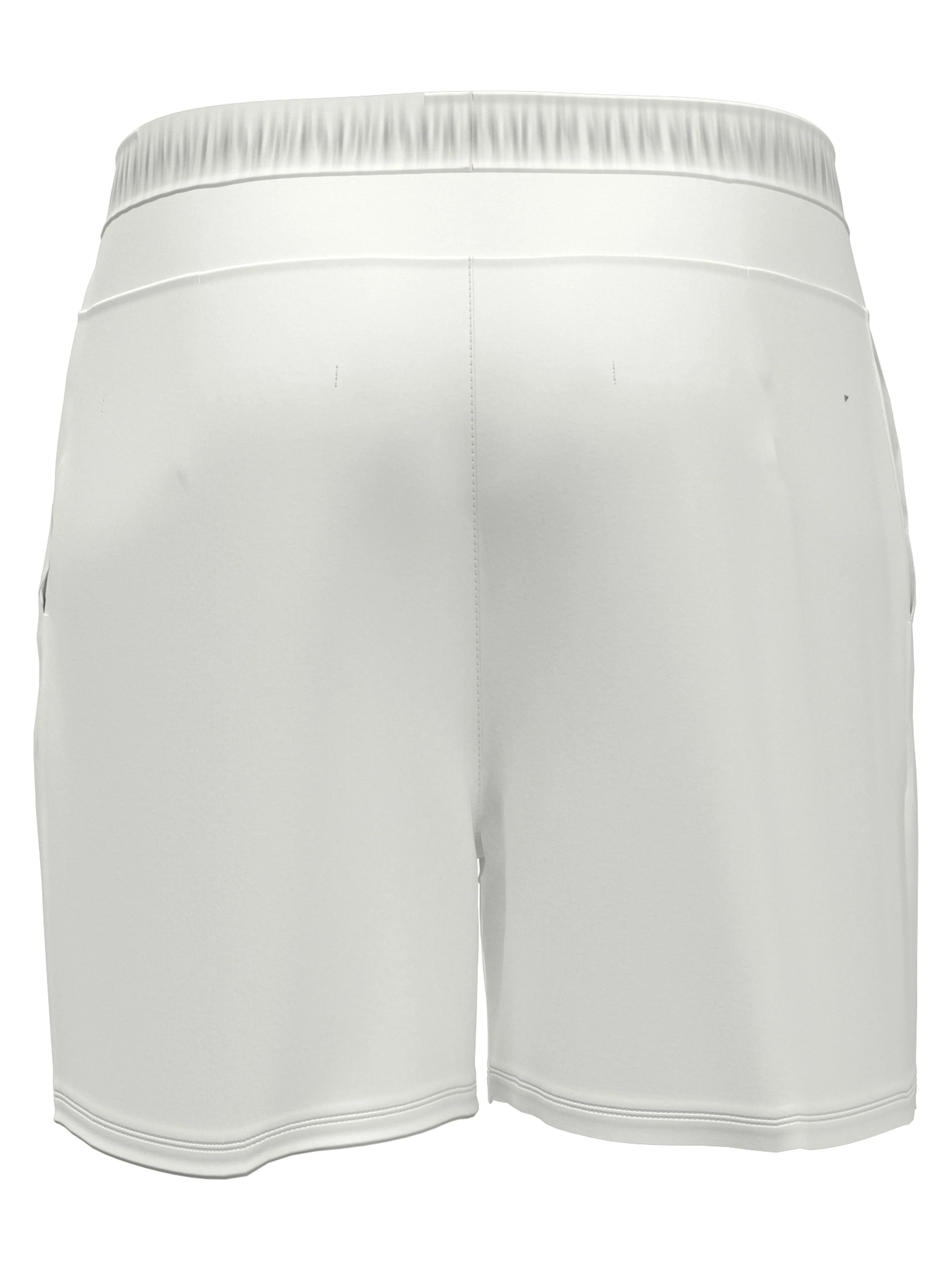 Men's Solid Athletic Tennis Short with Drawstring