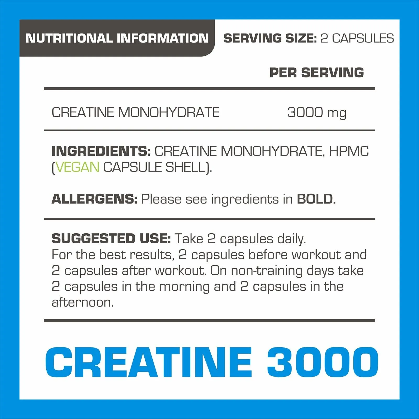 PROELITE Creatine Monohydrate 750mg Vegan Capsules