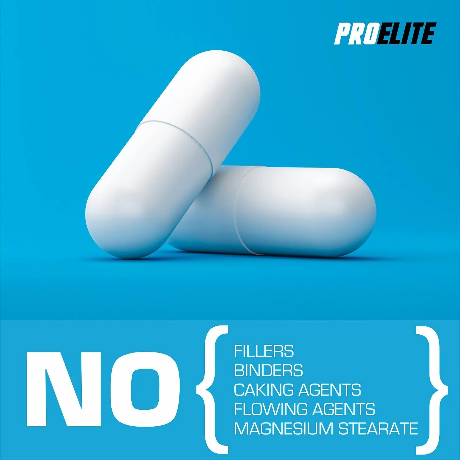 PROELITE Creatine Monohydrate 750mg Vegan Capsules