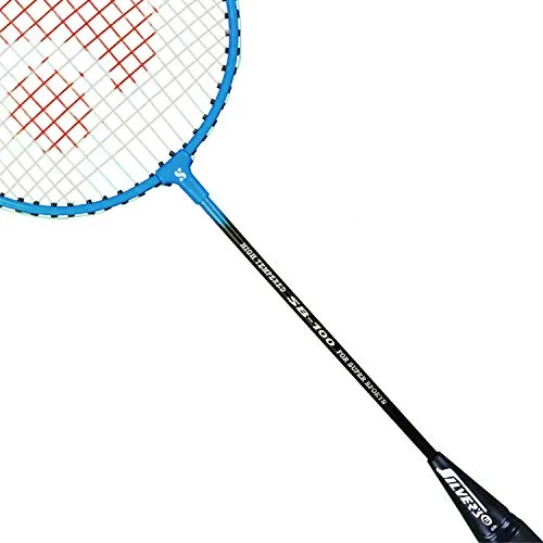 Silver's SB-100 Combo-2 (2 B/Badminton Rackets with 1 Full Cover   2 Pcs Plastic Shuttle) Green-Blue, Steel