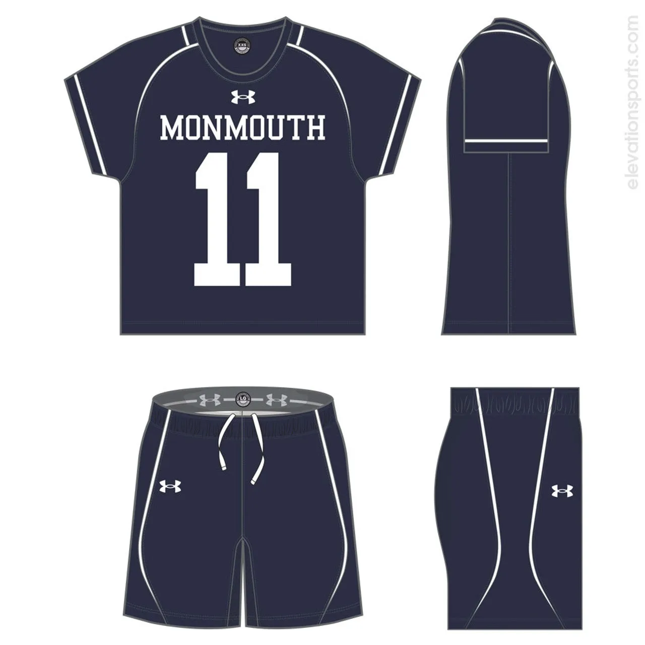 UA Men's Glide Lacrosse Short