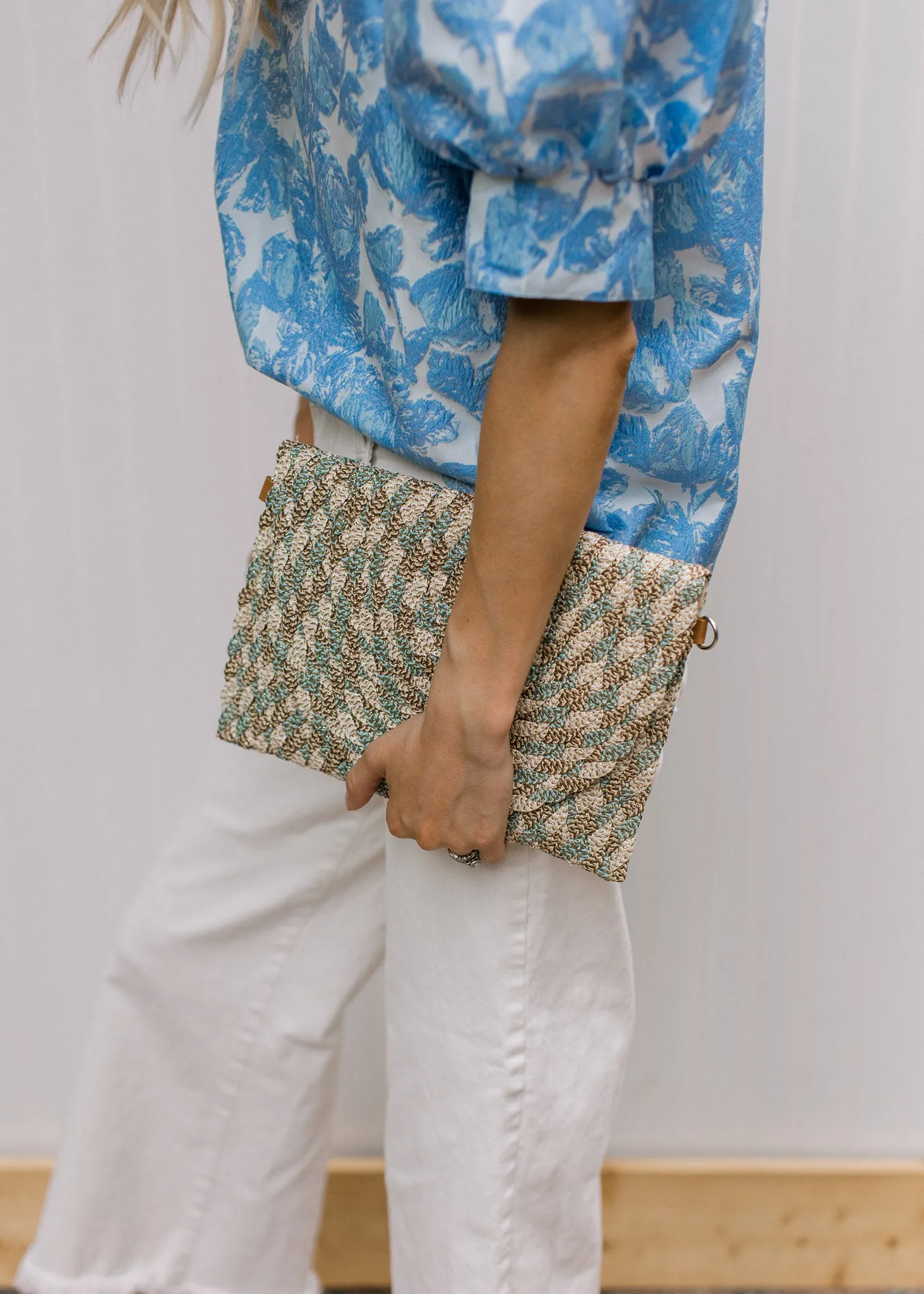 XZ Lurex Mixed Multi Color Clutch