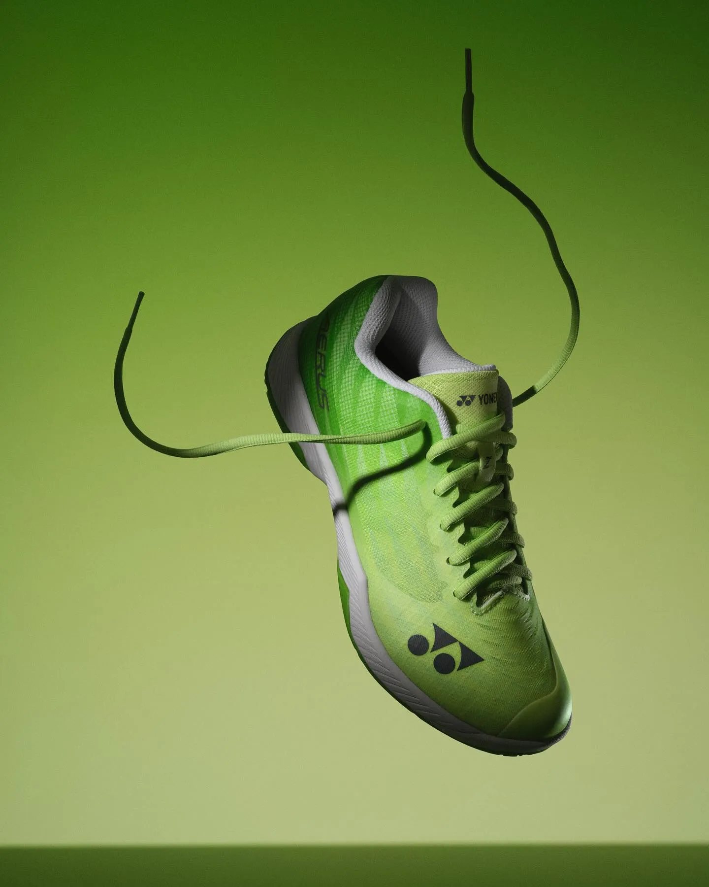 Yonex Power Cushion Aerus Z WIDE Badminton Shoes Flash Green (One Off Limited) MEN'S