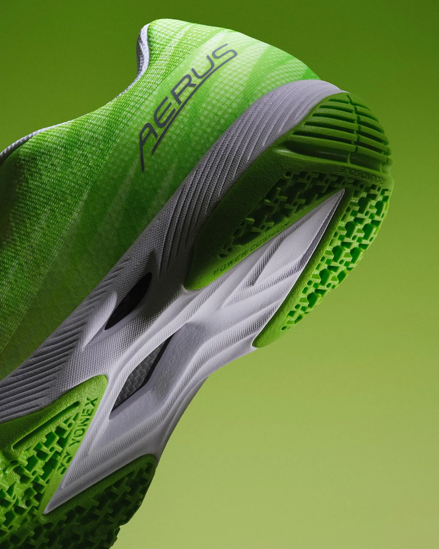 Yonex Power Cushion Aerus Z WIDE Badminton Shoes Flash Green (One Off Limited) MEN'S